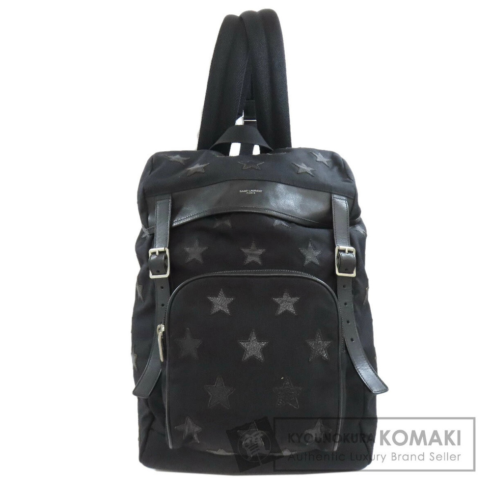 Saint Laurent Star Motif Backpack Rucksack Daypack Daypack Leather